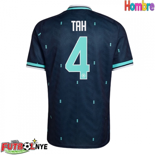 Camiseta Alemania Jonathan Tah #4 Visitante Equipación Mundial 2026 manga corta